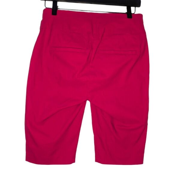 NWT Women's New York & Company Hot Pink Stretch Legging Shorts, Small - Picture 2 of 5